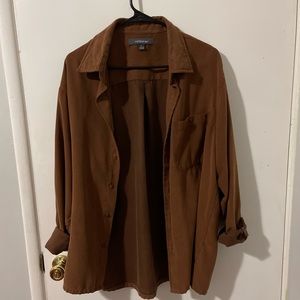Brown Button Up